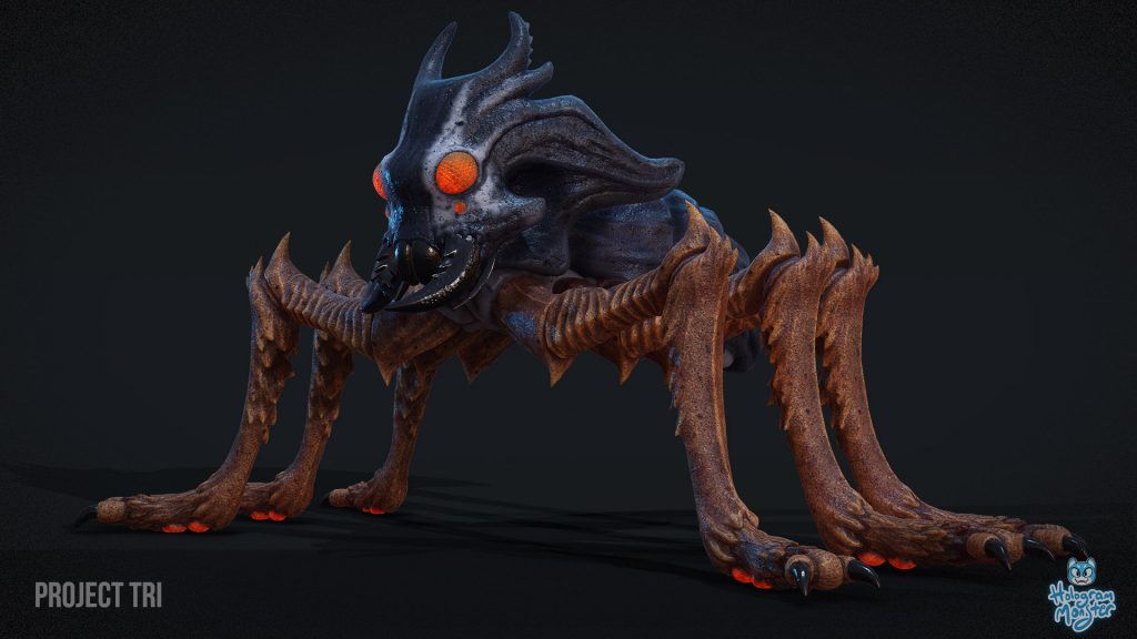 Game ready 3D creature art